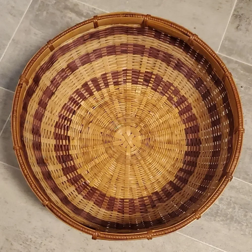 Large Stunning Woven Bowl Basket